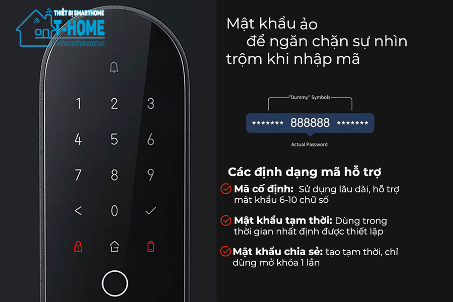 Thiết bị smarthome - Khóa cửa thông minh Aqara D100 - 1