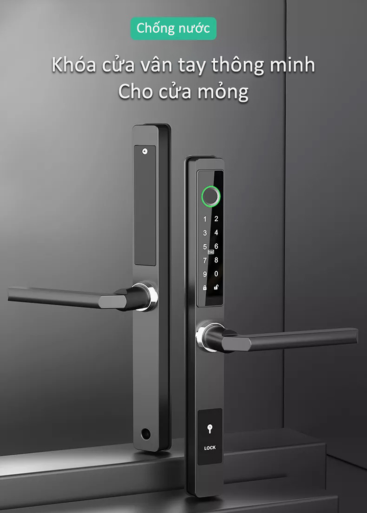 Thiết bị smarthome - Khóa cửa thông minh 5 IN 1 TLock TSL3373 - 11