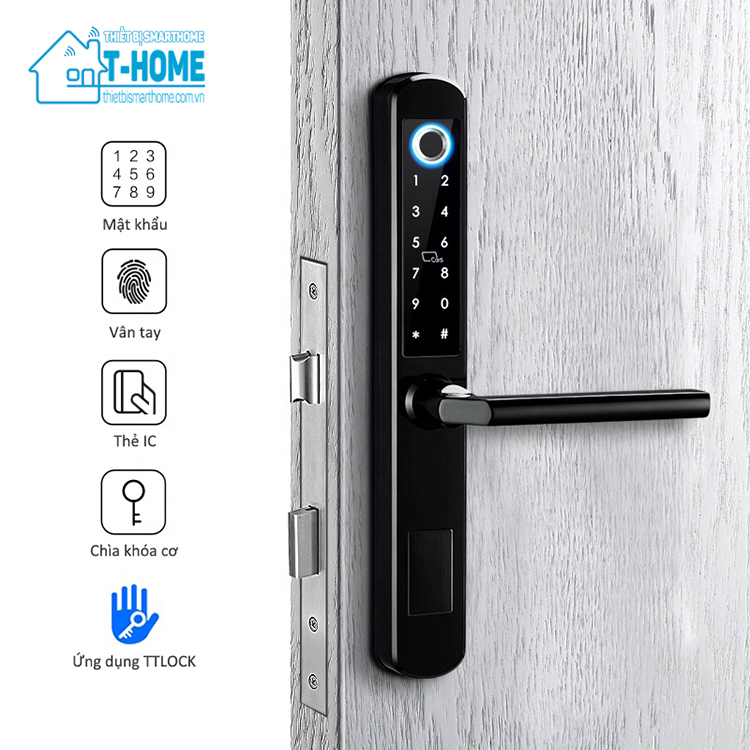 Thiết Bị Smarthome - Khóa cửa thông minh 5 IN 1 TLock TSL3375 - 5