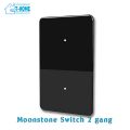 THome - Công tắc thông minh Lifesmart Moonstone 2 nút đen