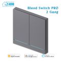 Thietbismarthome - Công tắc thông minh LifeSmart Blend PRO 2 nút LS240-GR2