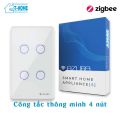 Thome - Công tắc thông minh zigbee 4 nút Aqara