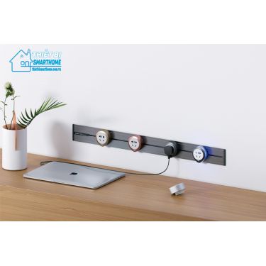 Thietbismarthome.com.vn - Bộ ổ cắm ray thanh trượt thông minh Goman 3