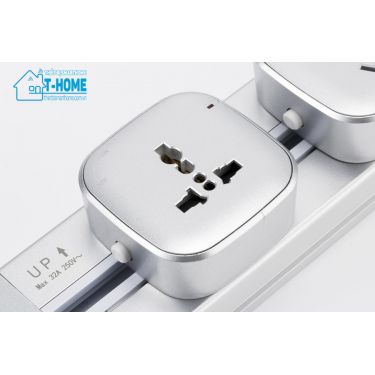 Thiết bị smarthome -Bộ ổ cắm ray thanh trượt thông minh Azura 80cm 1