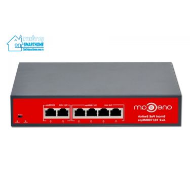 Thiết bị smarthome - Switch PoE Onecam SW-06-04P-B