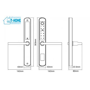 Thiết Bị Smarthome - Khóa cửa thông minh 5 IN 1 TLock TSL3375 - 3