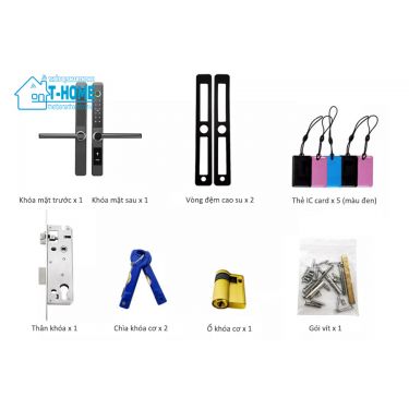Thiết Bị Smarthome - Khóa cửa thông minh 5 IN 1 TLock TSL3373 - 7