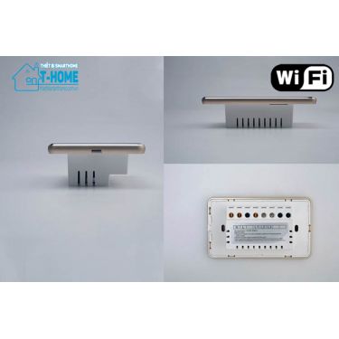 Thiết bị smarthome - Công tắc cảm ứng Wifi 2 nút Goman GM-W442 - 2