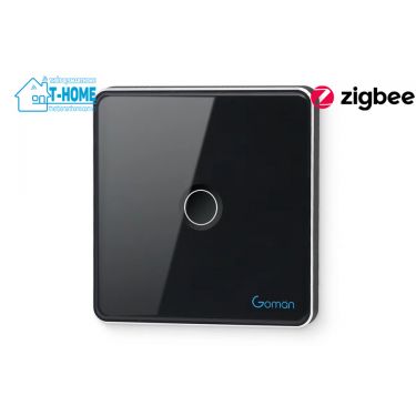 Thiết bị smarthome - Công tắc cảm ứng Zigbee 1 nút Goman mặt vuông