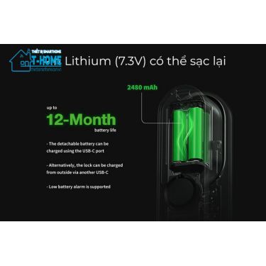 Thiết bị smarthome - Khóa cửa thông minh Aqara D100 - 3