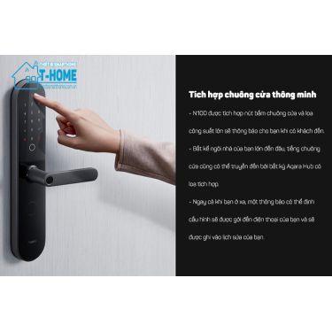 Thiết bị smarthome - Khóa cửa thông minh Aqara N100 Zigbee Edition - 2
