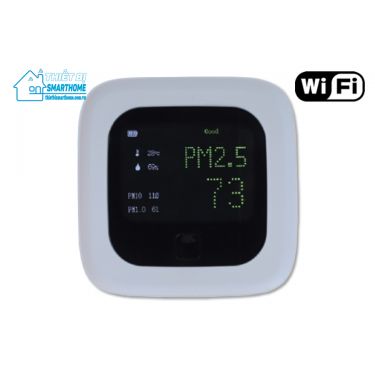 Thiết bị smarthome - Đo chất lượng không khí - nhiệt độ - độ ẩm Wifi Goman