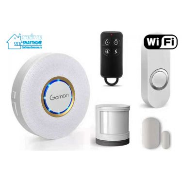 Thiết Bị Smarthome - Bộ cảm biến báo động chống trộm Goman