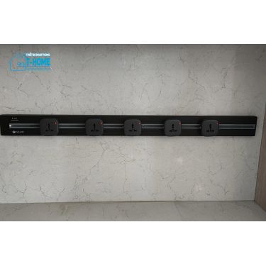 Thiết bị smarthome -Bộ ổ cắm ray thanh trượt thông minh Azura 80cm 11