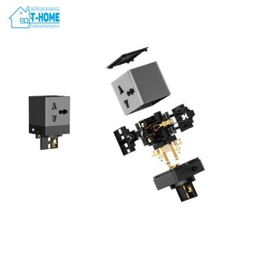 Thiết bị smarthome - Ổ cắm điện cho thanh ray âm bàn Joye - 3