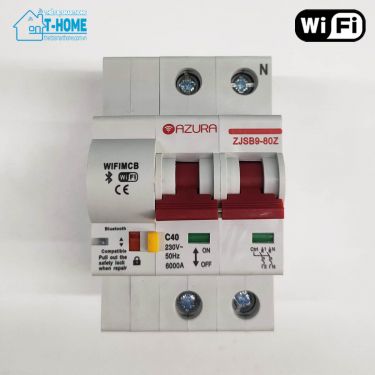 Thiết bị smarthome T-Home - CB thông minh WIFI 1 pha 40A Azura