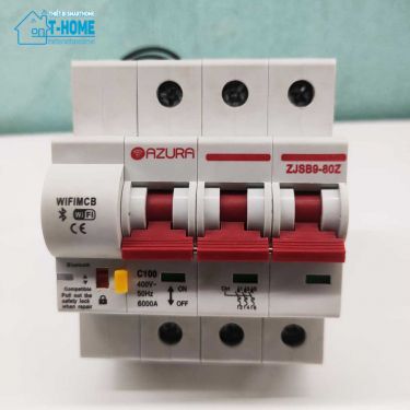 Thiết bị smarthome T-Home - CB thông minh WIFI 3 pha 100A Azura