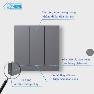 Thietbismarthome - Công tắc thông minh LifeSmart Blend PRO 2 nút LS240-GR2 2