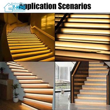 THome - Bộ điều khiển đèn cầu thang thông minh, cảm biến bước chân 12V 24V 7