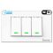 Thiết bị smarthome - Công tắc đèn Wifi cổ điển 3 nút Goman