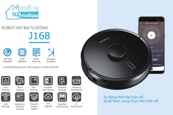 Thietbismarthome.com.vn-Robot hút bụi thông minh Goman 1