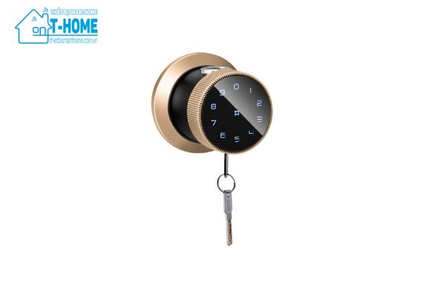 Thiết Bị Smarthome - Khóa cửa thông minh 5 IN 1 Laffer B12 - Gold