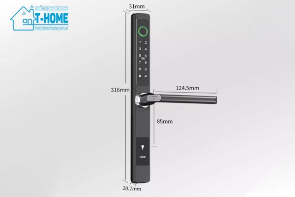 Thiết Bị Smarthome - Khóa cửa thông minh 5 IN 1 TLock TSL3373 - 6