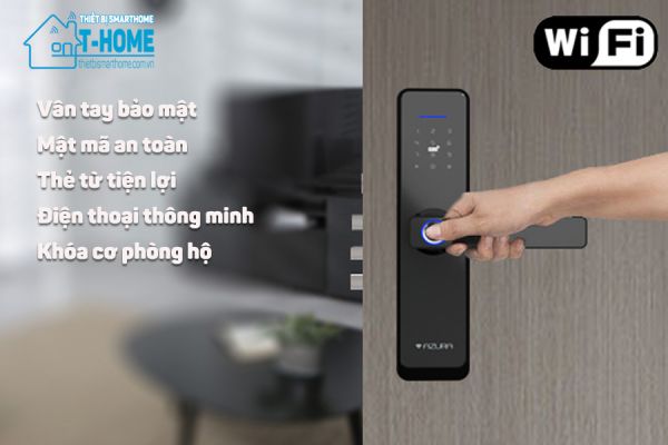 Thiết bị smarthome - Khóa cửa thông minh Azura WiFi 5 trong 1 - 3