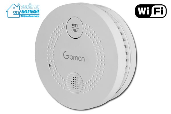 Thiết bị smarthome - Thiết bị báo khói thông minh wifi goman 2