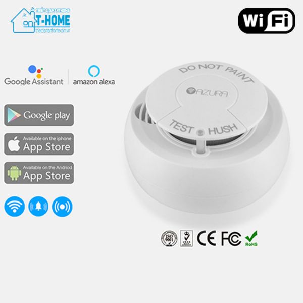 Thiết bị smarthome - Cảm biến báo cháy báo khói thông minh Azura 3