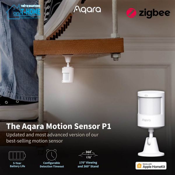 Thiết bị smarthome - Cảm biến chuyển động zigbee Aqara - 5