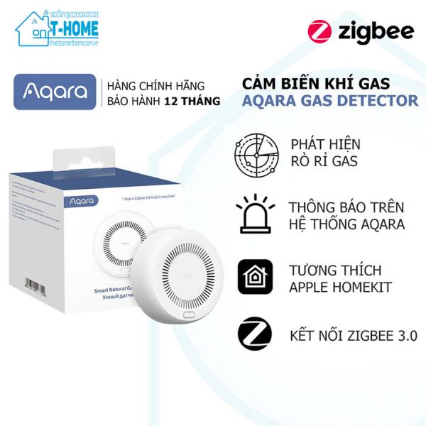 Thiết bị smarthome - Cảm biến khí gas thông minh zigbee Aqara - 1