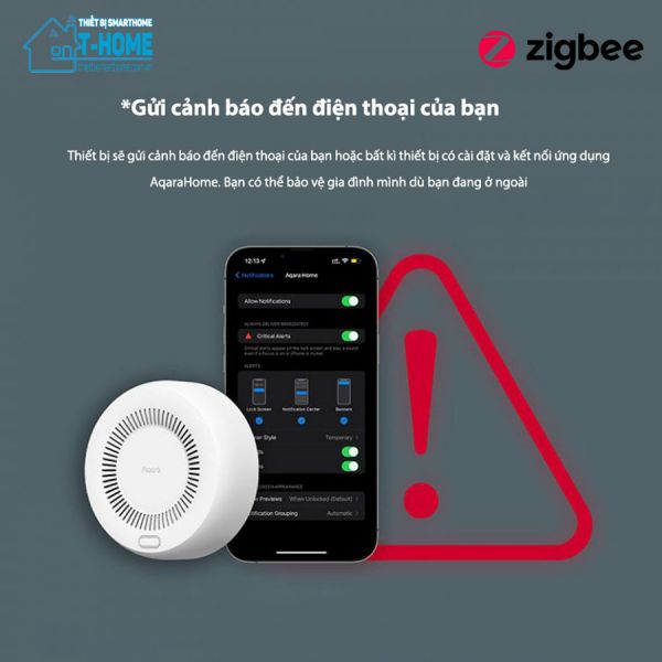 Thiết bị smarthome - Cảm biến khí gas thông minh zigbee Aqara - 2