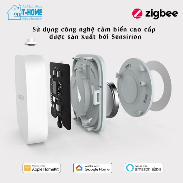 Thiết bị smarthome - Cảm biến nhiệt độ và độ ẩm Aqara - 3