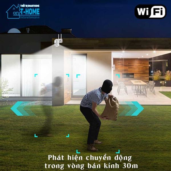 Thiết bị smarthome - Camera IP PTZ chống nước Azura AUS-Q6128 - 6