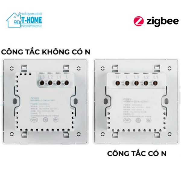 Thiết bị smarthome - Công tắc thông minh Aqara D1 - 3