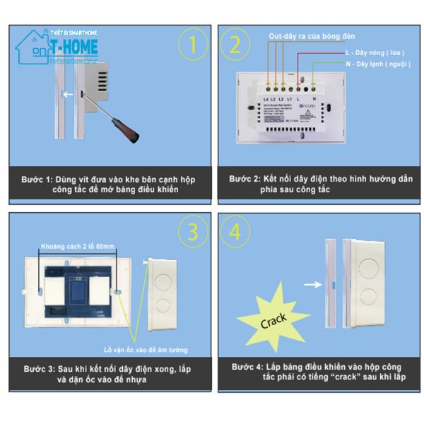 Thiết bị smarthome - Công tắc thông minh dimmer Azura 5