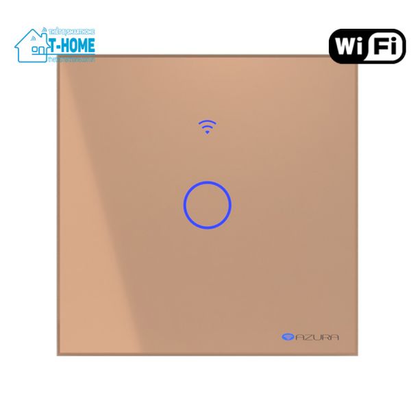 Thiết bị smarthome - Công tắc thông minh wifi Azura 1 nút mặt vuông 1