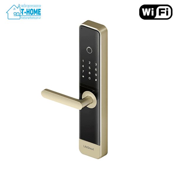 Thiết Bị Smarthome - Khóa cửa thông minh Lifesmart C200 gold 1