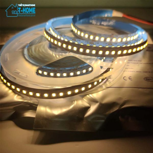 Thiết bị smarthome - Led dây 12V 168 chip siêu sáng AS 3000k - 2
