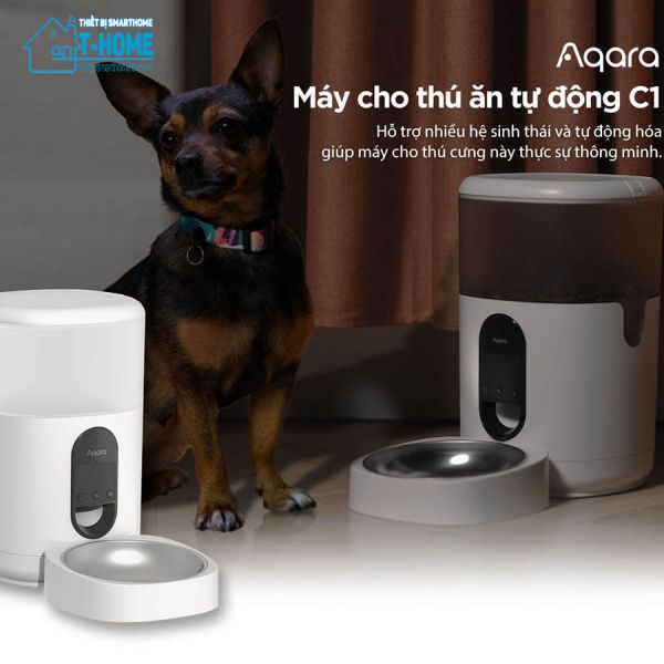 Thiết bị smarthome - Máy cho thú cưng ăn tự động Aqara C1 - 5