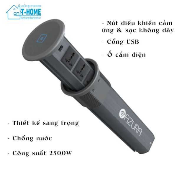 Thiết Bị Smarthome - Ổ cắm âm bàn đa năng Azura POP03