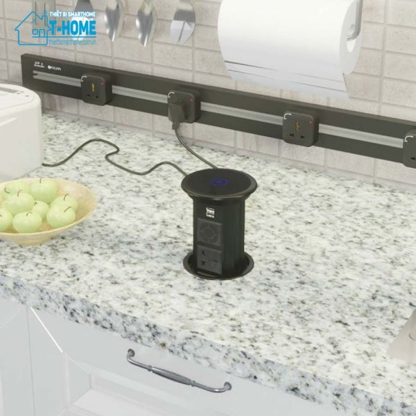 Thiết Bị Smarthome - Ổ cắm âm bàn đa năng Azura POP03 - 4