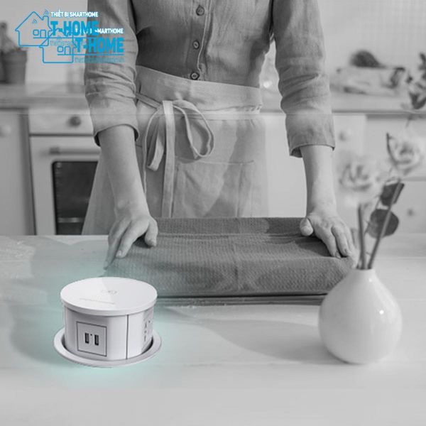 Thiết Bị Smarthome - Ổ cắm âm bàn đa năng Azura POP11 - 7