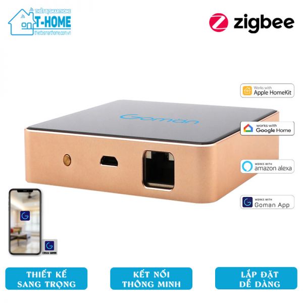 Thiết bị smarthome - Trung tâm điều khiển Zigbee Goman 2