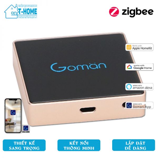 Thiết bị smarthome - Trung tâm điều khiển Zigbee Goman 2