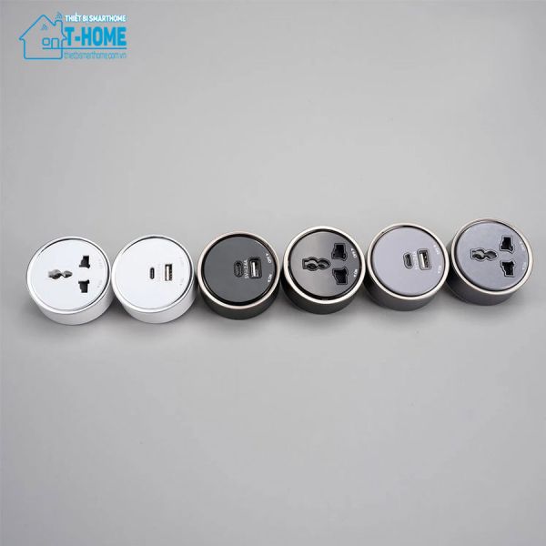 Thome - Ổ cắm USB dùng cho thanh ray trượt Klass 1
