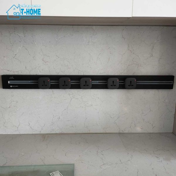 Thiết bị smarthome -Bộ ổ cắm ray thanh trượt thông minh Azura 60cm - 5