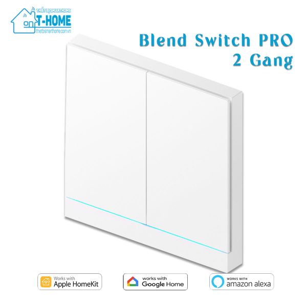 Thietbismarthome - Công tắc thông minh LifeSmart Blend PRO 2 nút LS240-GR2 1
