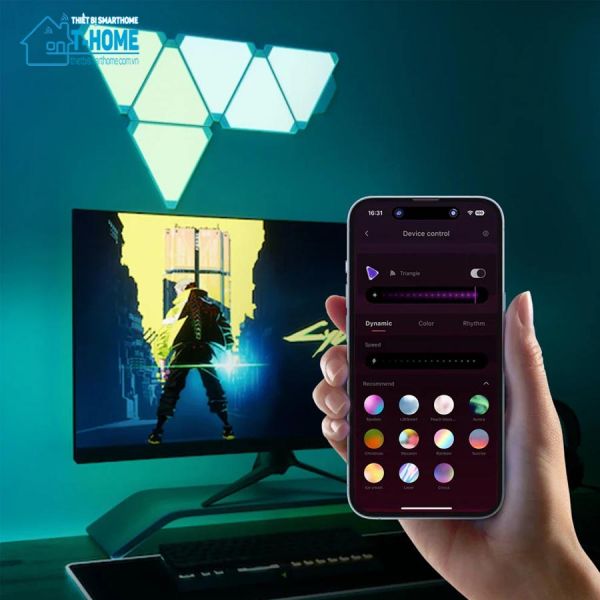 THome - Đèn led thông minh Wifi Cololight Triangle 6 khối 2